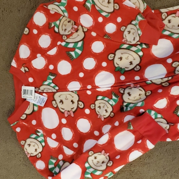 Joe Boxer Pajamas Girls Joe Boxer Christmas Monkey Blanket Sleeper